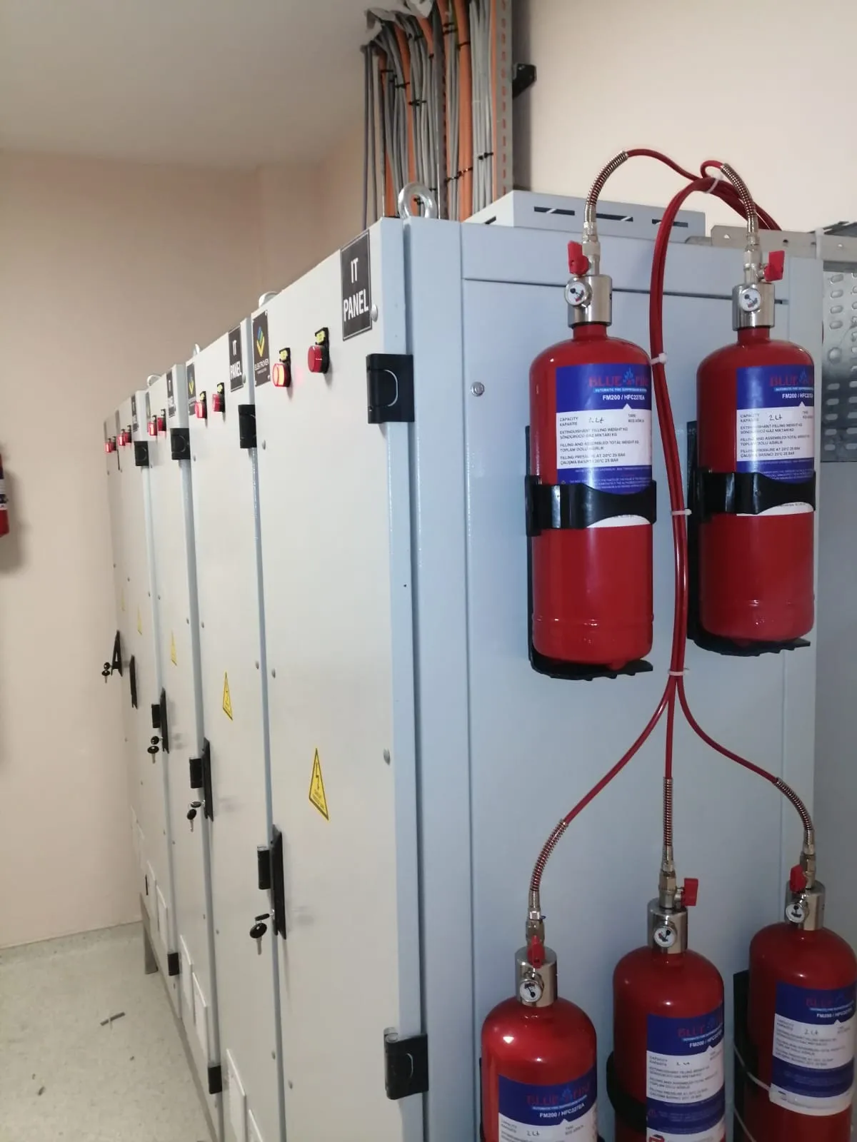 Elektrik Panosu Otomatik Yangın Söndürme Sistemi